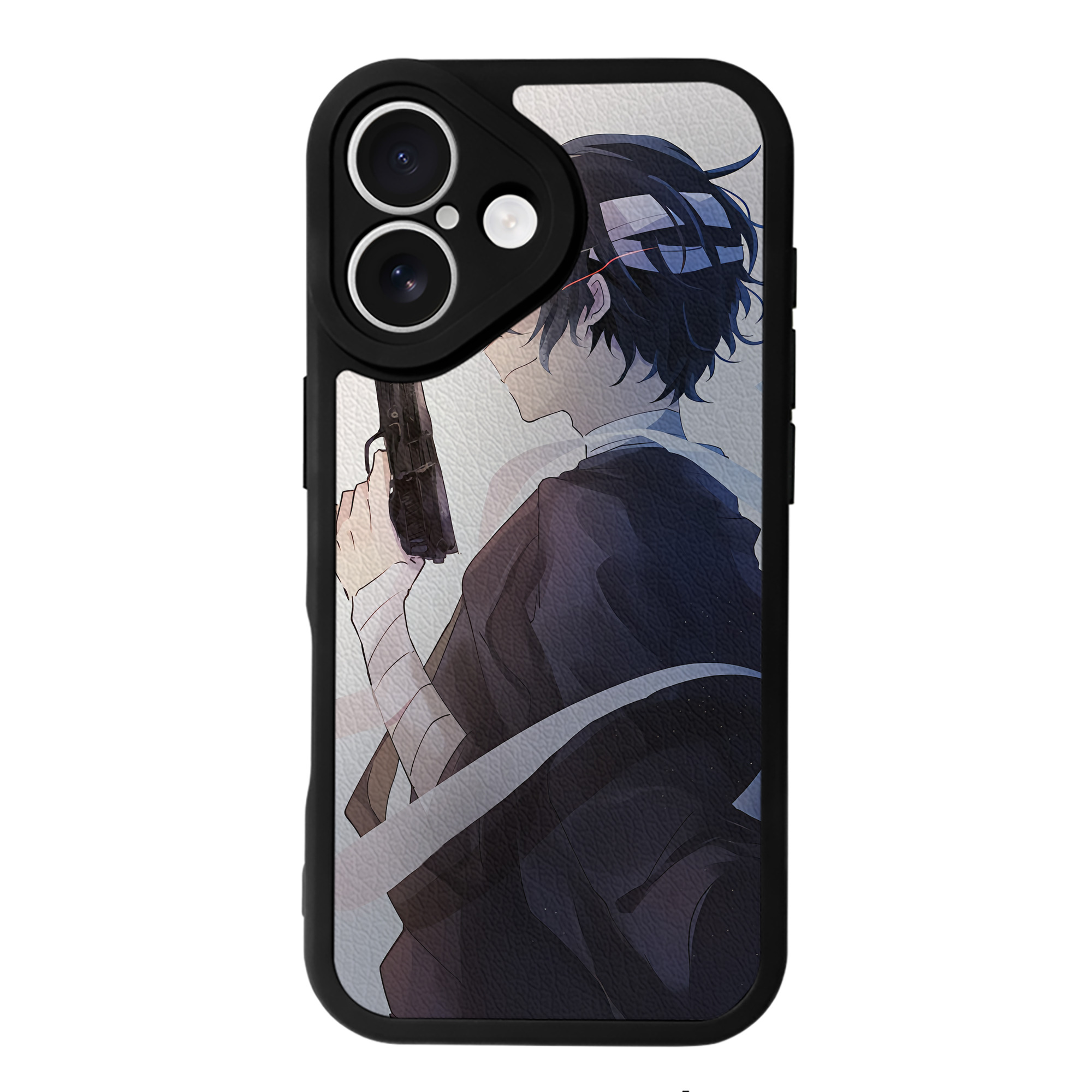 （画像用） 文豪ストレイドッグス Bungo Stray Dogs 【iPhone 16シリーズ対応】シリコンスマホケース（レザー調） 材質：シリコン